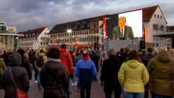 Hanau, Stadt, Menschen, Demonstration, Trauerfeier