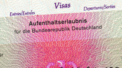 Aufenthaltserlaubnis, Aufenthaltstitel, Pass, Ausländer, Visa