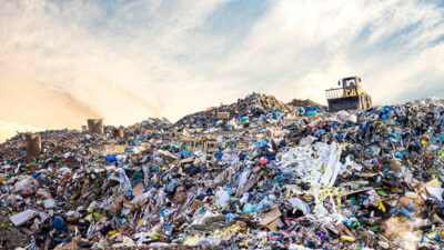Müll, Abfall, Müllberg, Umweltverschmutzung, Bagger, Plastik