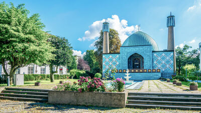 Moschee, Blaue Moschee, Hamburg, Islam, Muslime