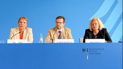 Anja Hajduk, Justizminister, Marco Buschmann, Innenministerin, Nancy Faeser