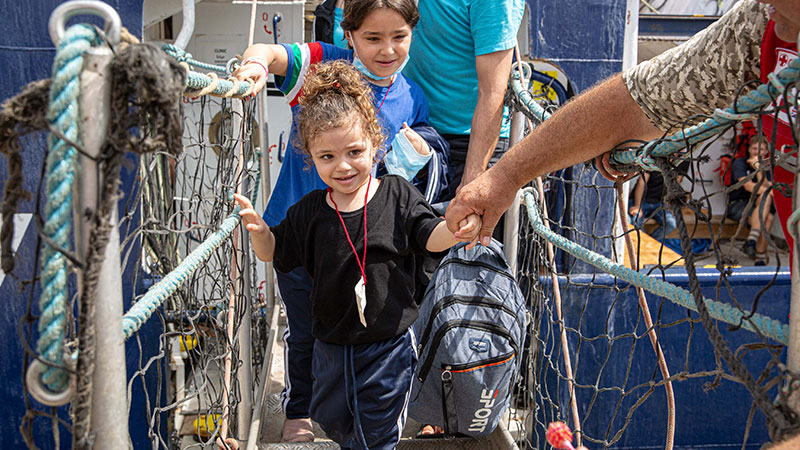 Seenotrettung, Kinder, SOS Humanity, Mittelmeer, Flüchtling