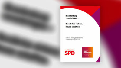 Koalitionsvertrag, Brandenburg, SPD, BSW, Politik