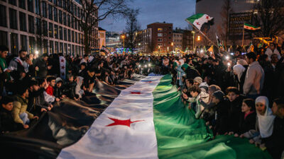 Syrer, Syrien, Fahne, Flagge, Jubel, Assad, Demonstration