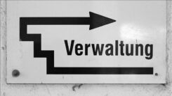 Verwaltung, Schild, Stadt, Beamte, Amt, Behörde