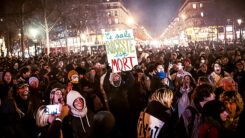 Frankreich, Demonstration, Menschen, Jean-Marie Le Pen, Rechtsextremist, Rassist, Rechtsextremismus