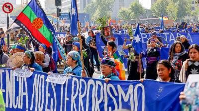 Chile, Mapuche, Indigene, Demonstration, Demo, Protest, Menschen